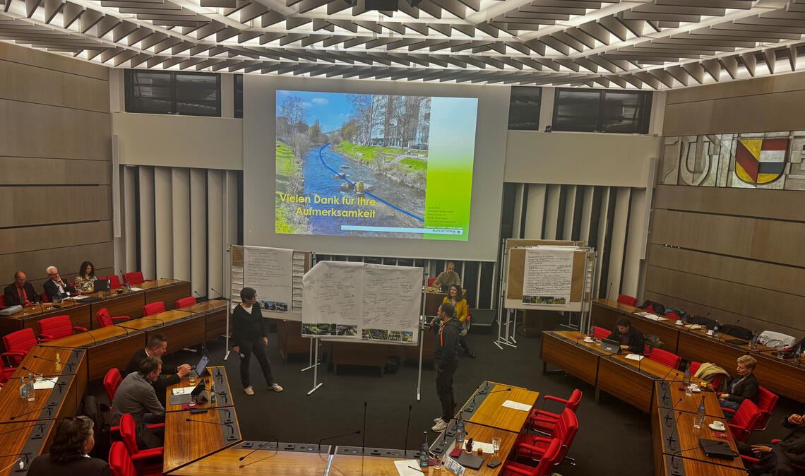 Gartenschau: Pforzheim stellt erste Weichen In einer Klausurtagung des Gemeinderats schlagen die Stadt Pforzheim und ihre Planer erste Pflöcke für die Bewerbung für eine Gartenschau ein. Fotos: © Stadt Pforzheim/Christian Schweizer