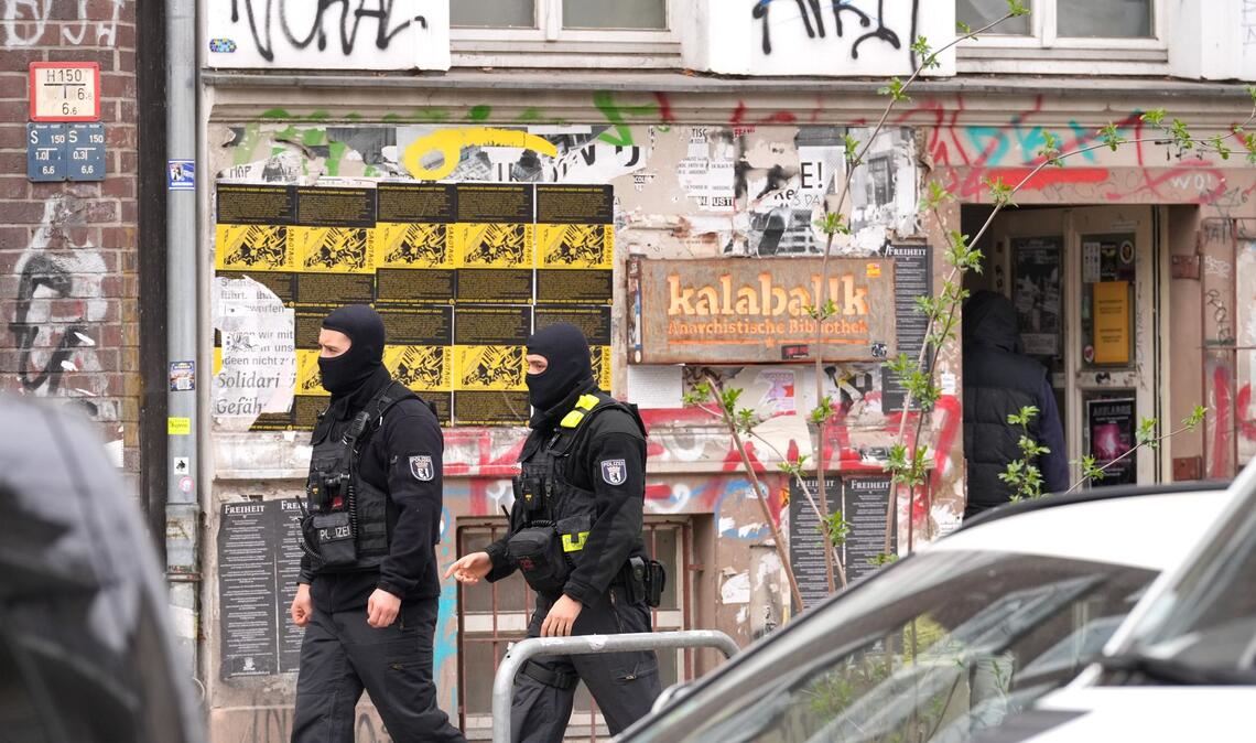 In mehreren Städten war die Polizei im Einsatz.