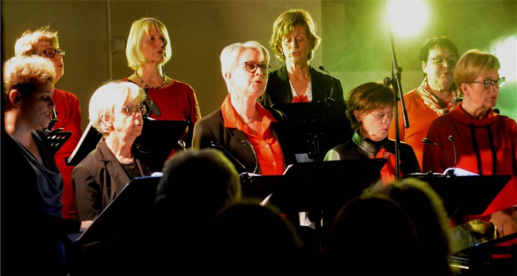 In seinem Programm besingt der Chor „Ohrwurm“ die Macht der Liebe. Foto: Stahlfeld