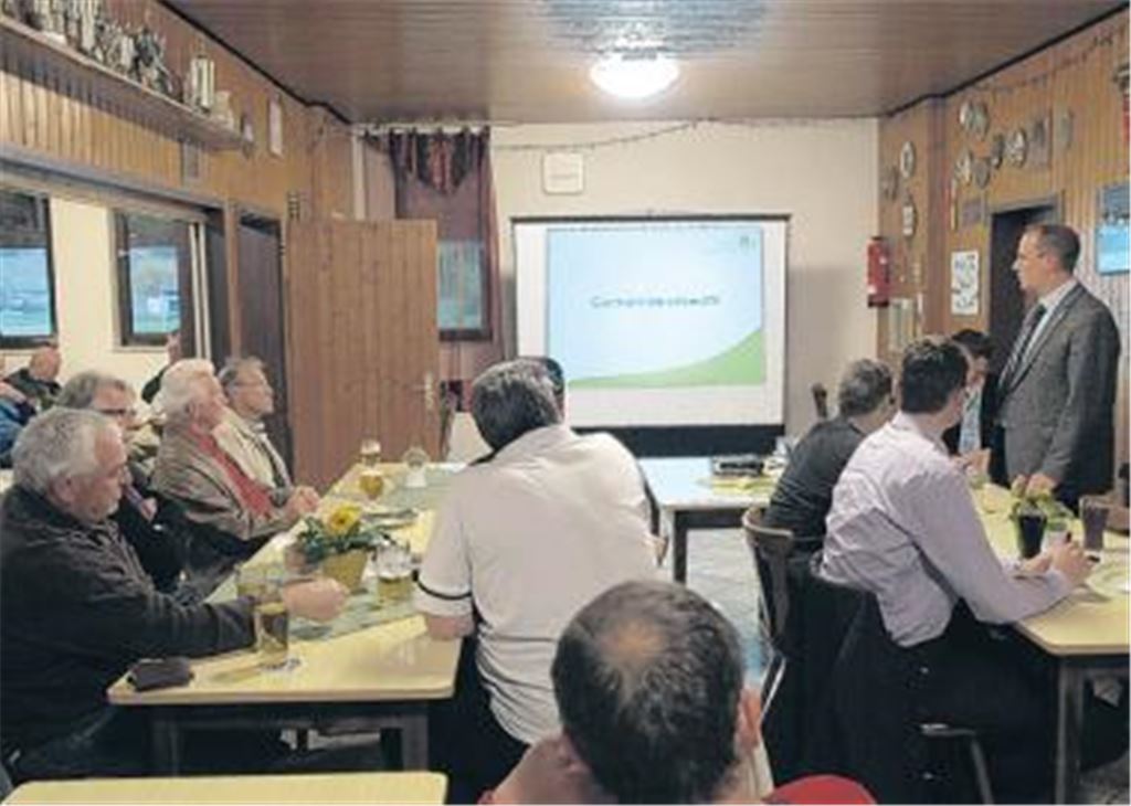 Information in Mühlhausen.
Foto: Eier