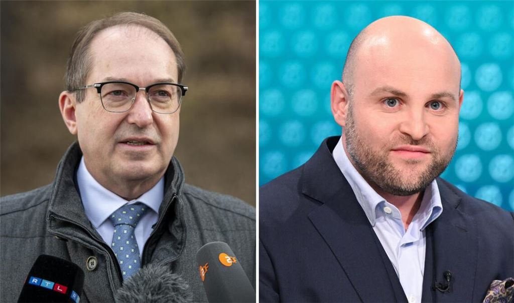 Innenminister Alexander Dobrindt (CSU, links) und AfD-Fraktionsvize Markus Frohnmaier.