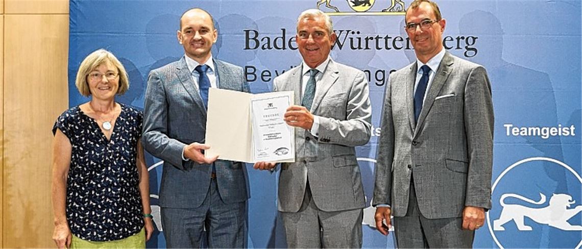 Minister zeichnet Stadtwerke aus