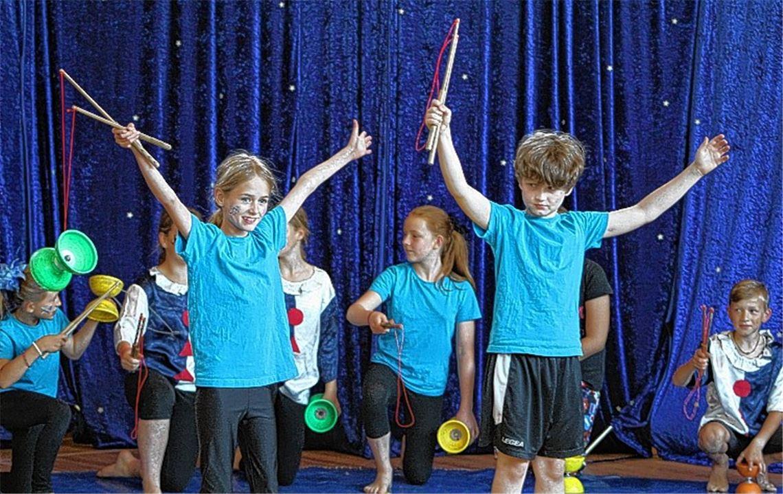 Innerhalb kürzester Zeit sind Schüler zu Artisten geworden.