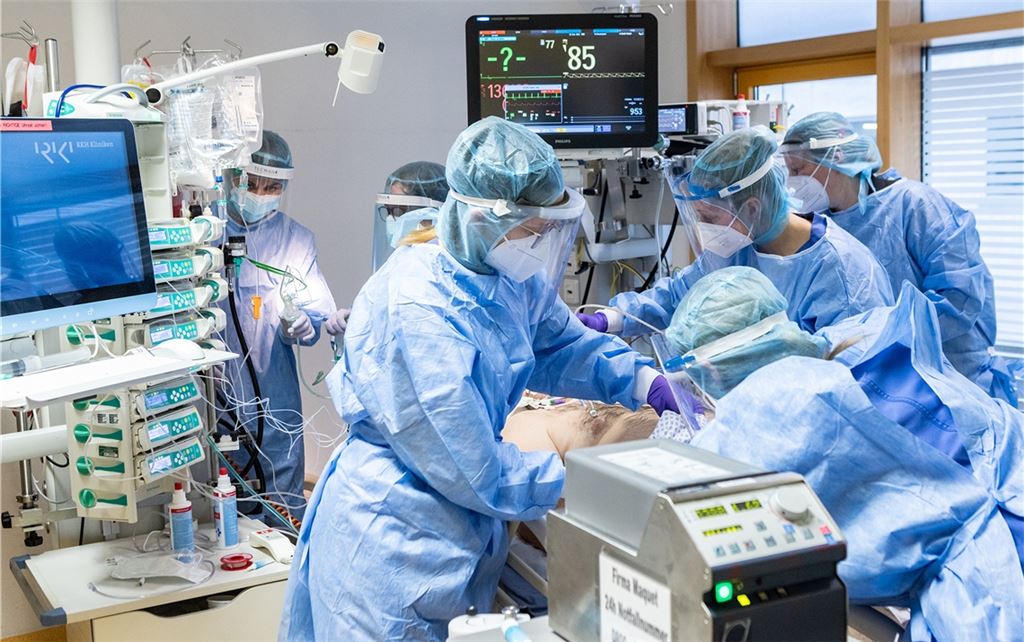 Intensivstation: Hier können auch Covid-Patienten landen.Archivfoto: privat