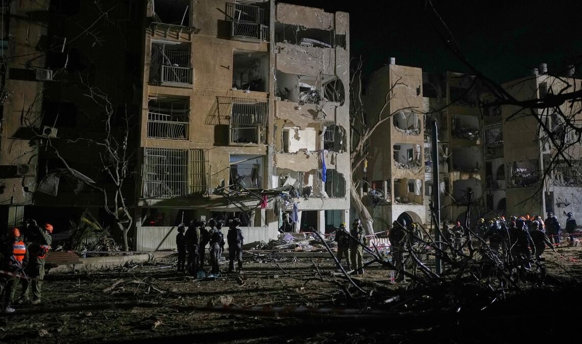 Iranische Raketen sind im Süden Israels eingeschlagen.