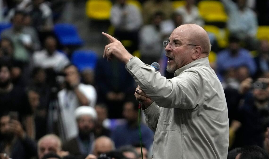 Irans Parlamentspräsident Mohammad Bagher Ghalibaf warnt die USA. (Archivbild)