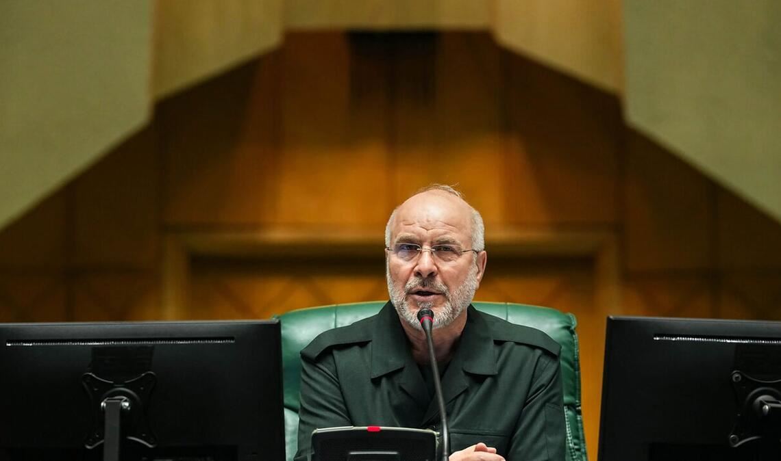 Irans Streitkräfte sind laut Parlamentssprecher Ghalibaf auf alles vorbereitet.