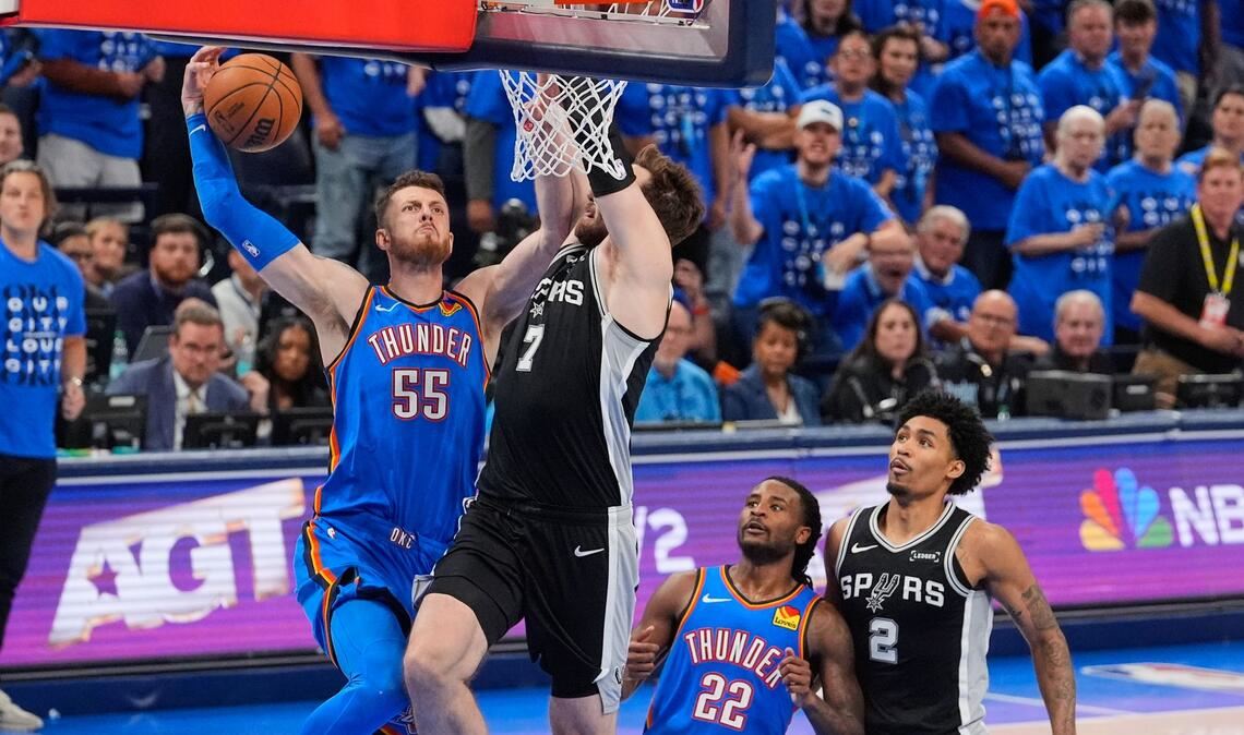 Isaiah Hartenstein konnte das Aus der Thunder nicht verhindern.