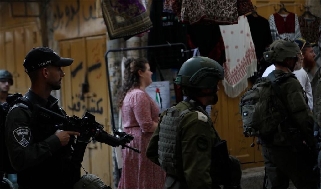 Israelische Soldaten in Hebron. (Archivbild)