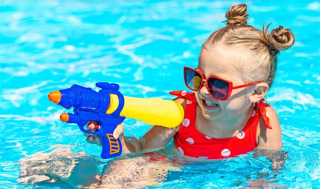 Ist Ballern mit der Wasserpistole okay?