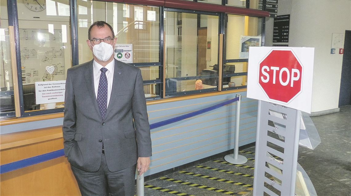 Ist die Corona-Pandemie gestoppt? Mühlackers Oberbürgermeister Frank Schneider ist vorsichtig optimistisch.privat