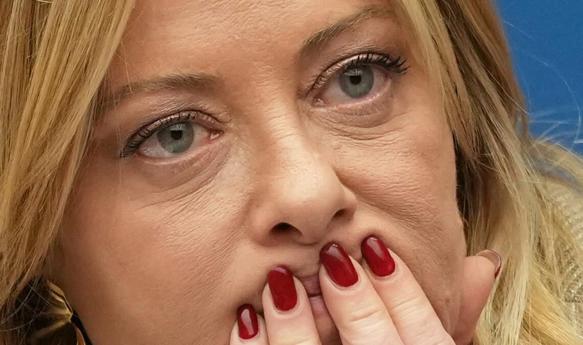 Italiens rechte Ministerpräsidentin Giorgia Meloni ist mit der Justiz nicht zufrieden. (Archivbild)