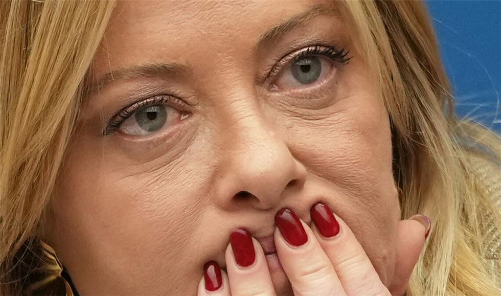 Italiens rechte Ministerpräsidentin Giorgia Meloni ist mit der Justiz nicht zufrieden. (Archivbild)