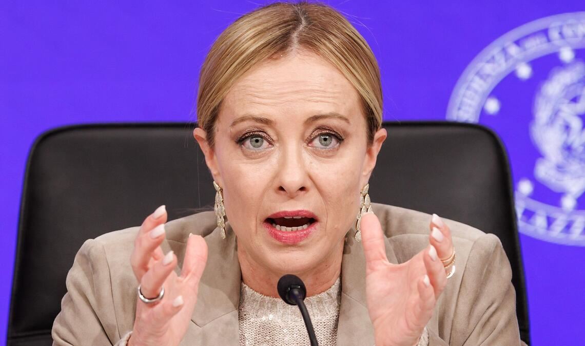 Italiens rechte Ministerpräsidentin Giorgia Meloni treibt den Umbau der Justiz voran. (Archivbild)