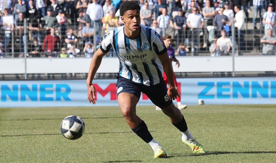 Jacob Danquah spielte vor der Zeit im Regionalligateam der Kickers auch bei Hannover 96 II.