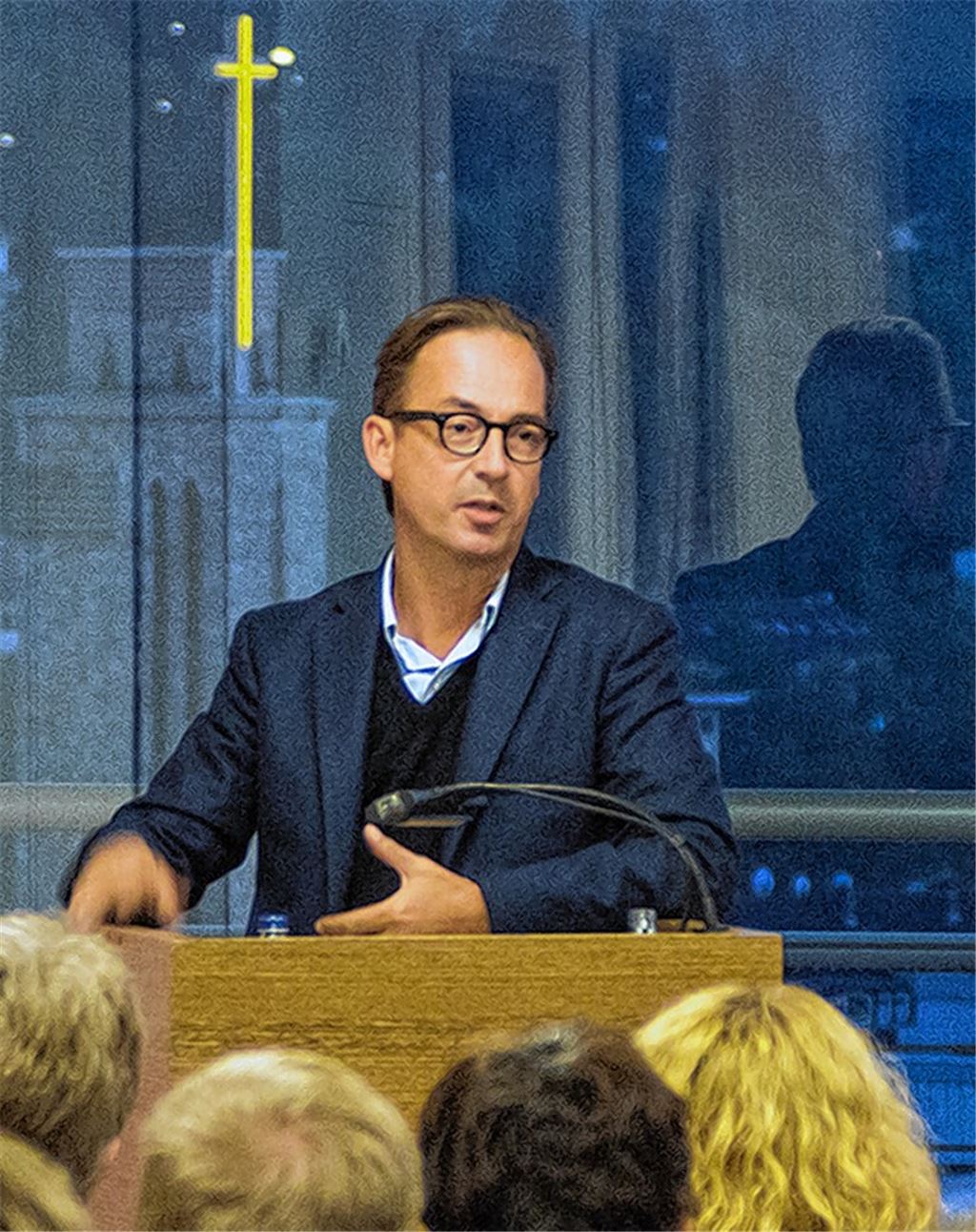 Jan Fleischhauer in Pforzhehim. Foto: Rohn