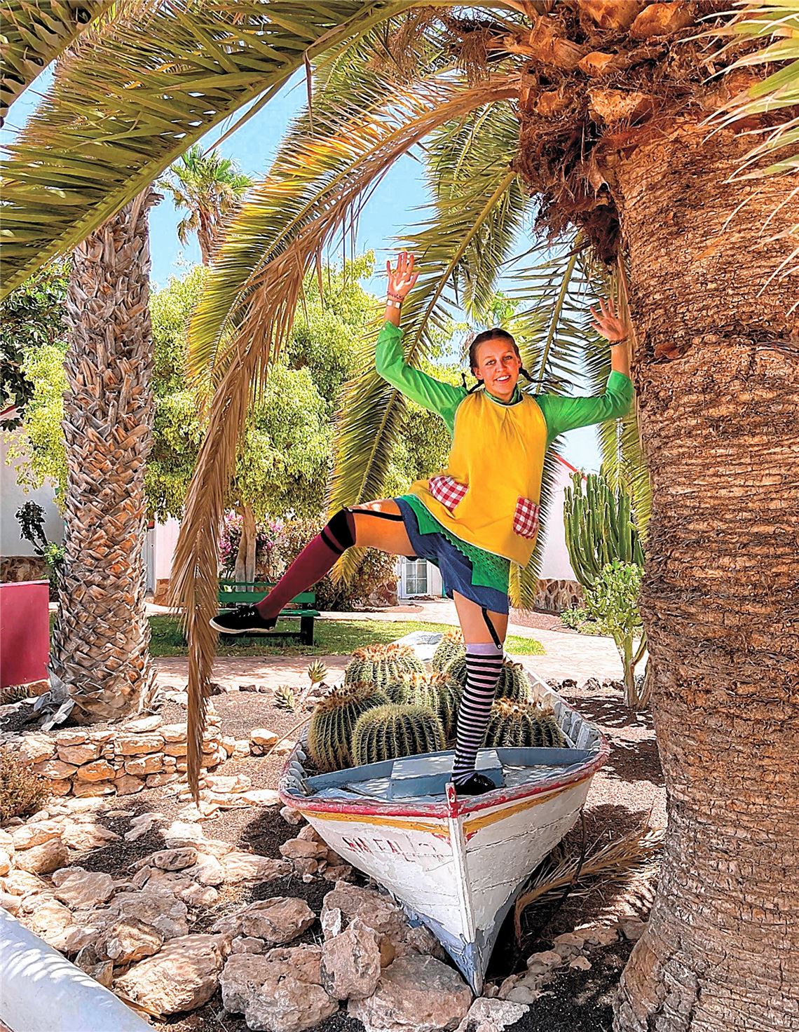 Jana Schick kümmert sich um die jungen Club-Gäste, denen viel geboten wird.privat