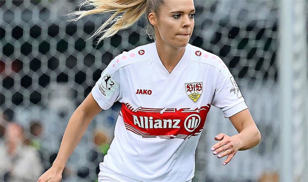Janina Hechler ist eine Bank in der Abwehr der VfB-Frauen.