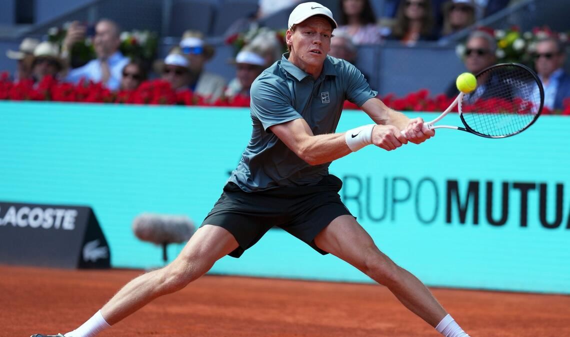 Jannik Sinner sorgt auch in Madrid für Furore.