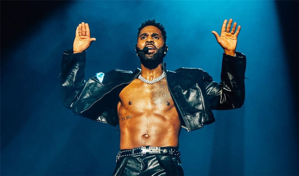 Jason Derulo  beim Auftritt in der Stuttgarter Schleyerhalle