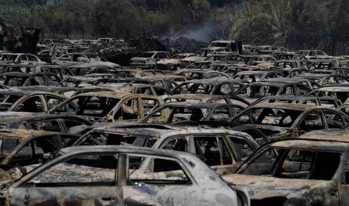 Griechenland: Mehr als 300 Brandstifter festgenommen Jeder Großbrand verursacht Millionenschäden. (Archivbild)