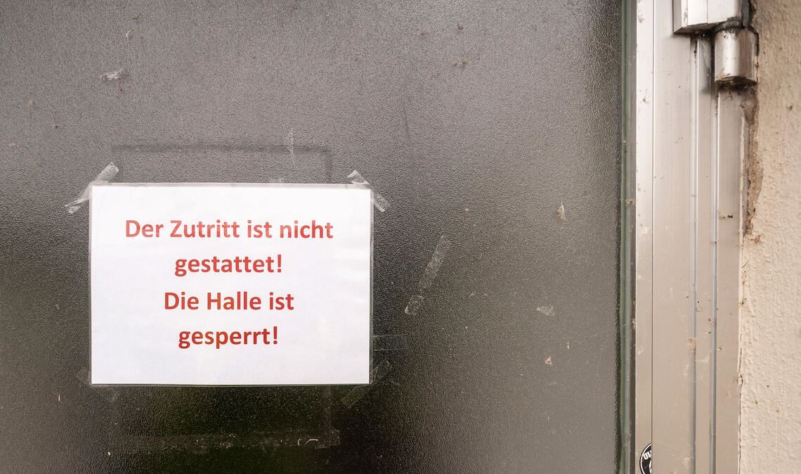 Jetzt ist per Beschluss klar: Die Halle wird abgerissen. Weitere Schritte sind ebenso festgelegt. Foto: Archiv 