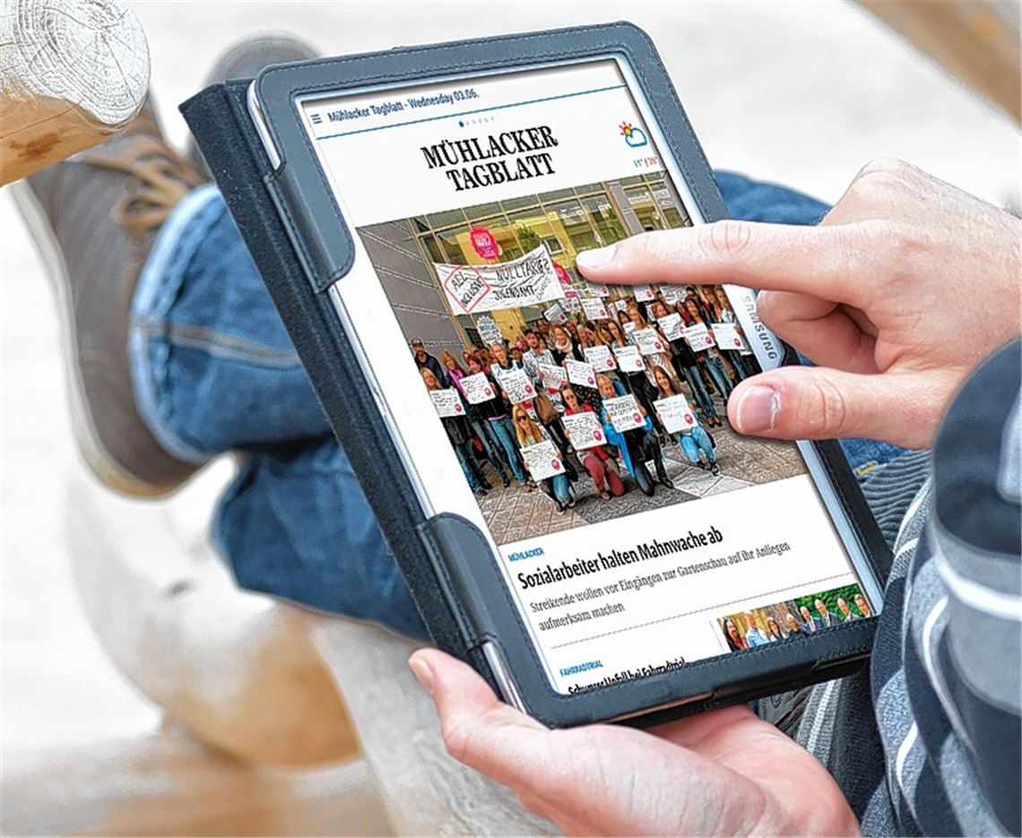 Jetzt neu: die Tablet-App des Mühlacker Tagblatt.