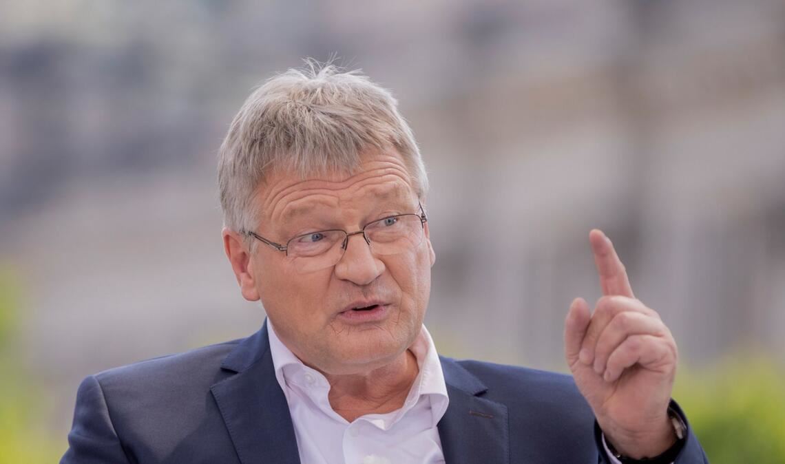 Jörg Meuthen bei einem Interview. (Archivbild)