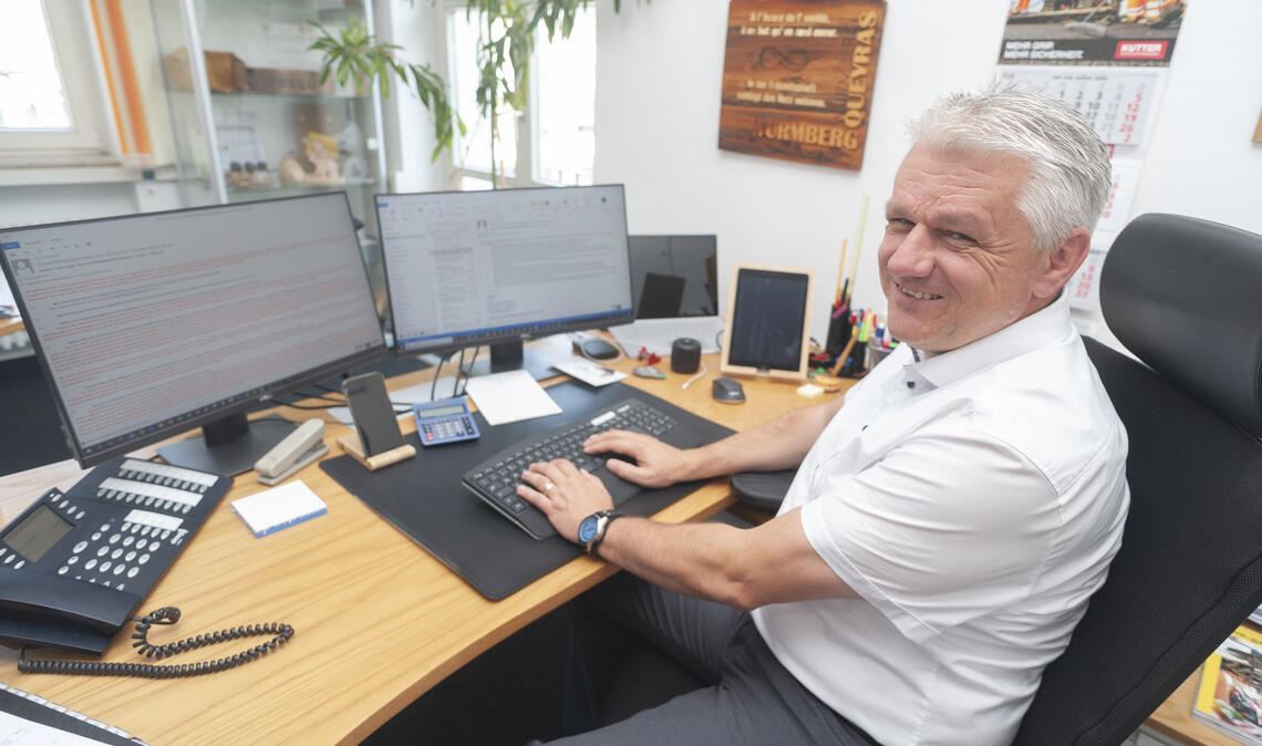 Jörg-Michael Teply kann nach der Wahl am Sonntag als Bürgermeister in Wurmberg mit gutem Gefühl weiter arbeiten. Foto: Archiv