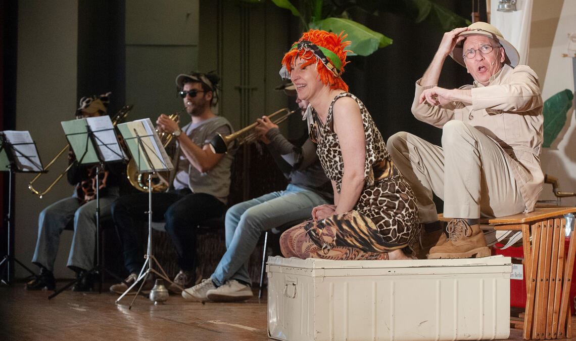 Jörg Schade als Tarzahn und Judith Guntermann als Palmina. Foto: Fotomoment