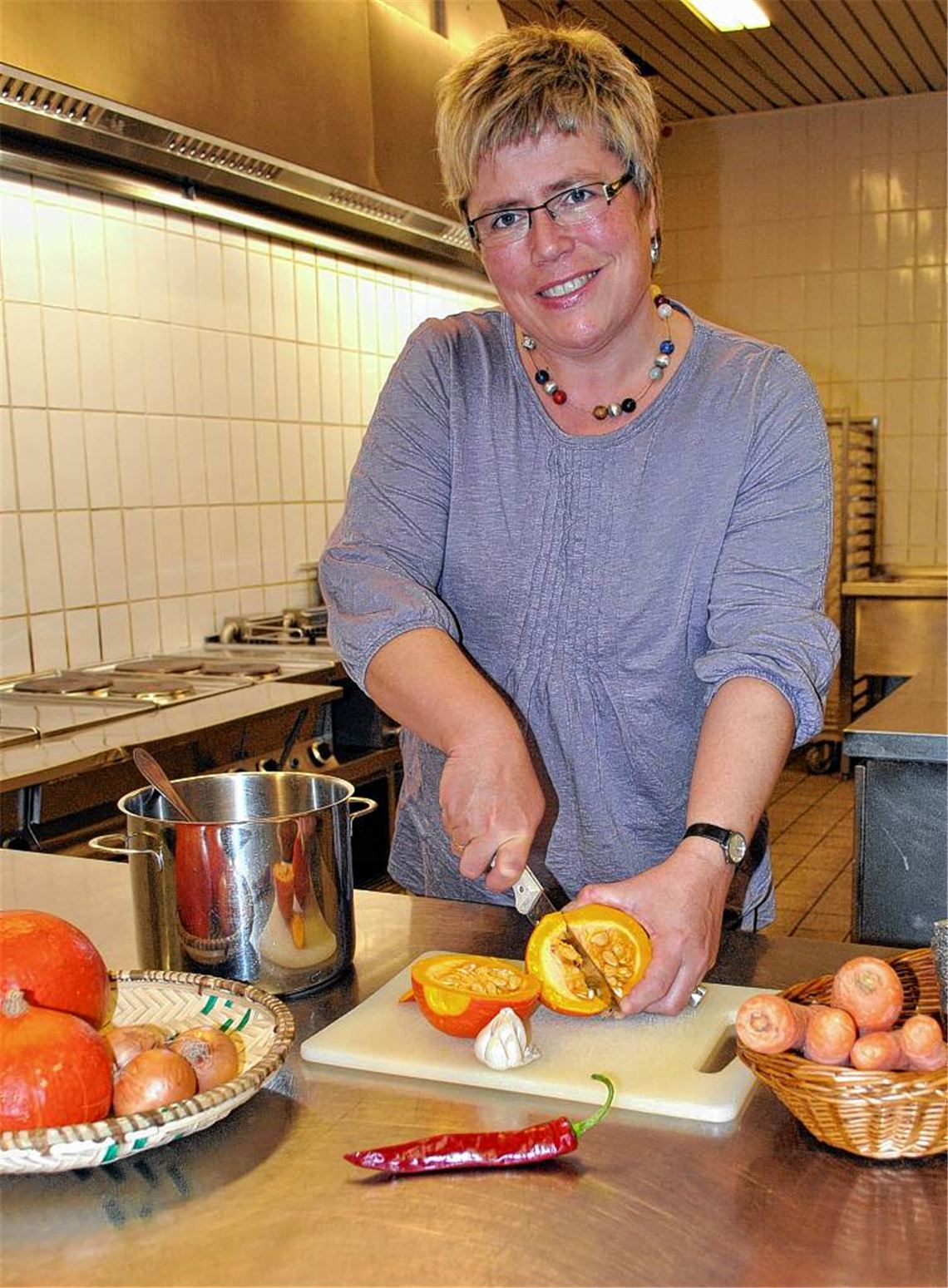 Johanna Bächle lädt am Sonntag zum ersten Suppenfest in Mühlacker ein. 