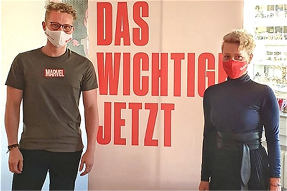 Johanna Kirsch und Paul Renner, Vize-Vorsitzende der SPD Pforzheim und Vorsitzender der SPD Enzkreis: „Wir handeln zusammen, und dem soll jetzt auch die Struktur folgen.“