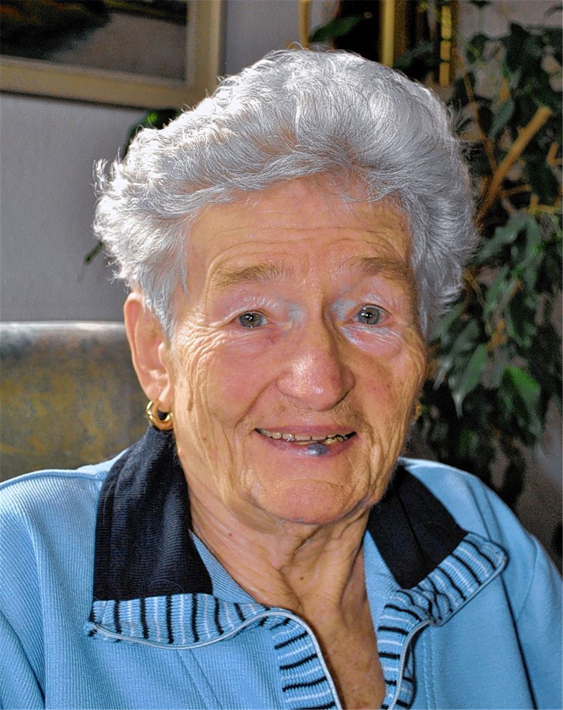 Johanna Kröber aus Großglattbach feiert heute ihren 90. Geburtstag. Foto: Stahlfeld