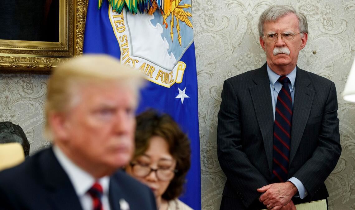 John Bolton war Trumps Berater, jetzt sind sie zerstritten. (Archivbild)