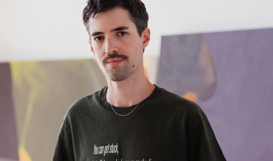 Jonah Gebka in seinem Studio
