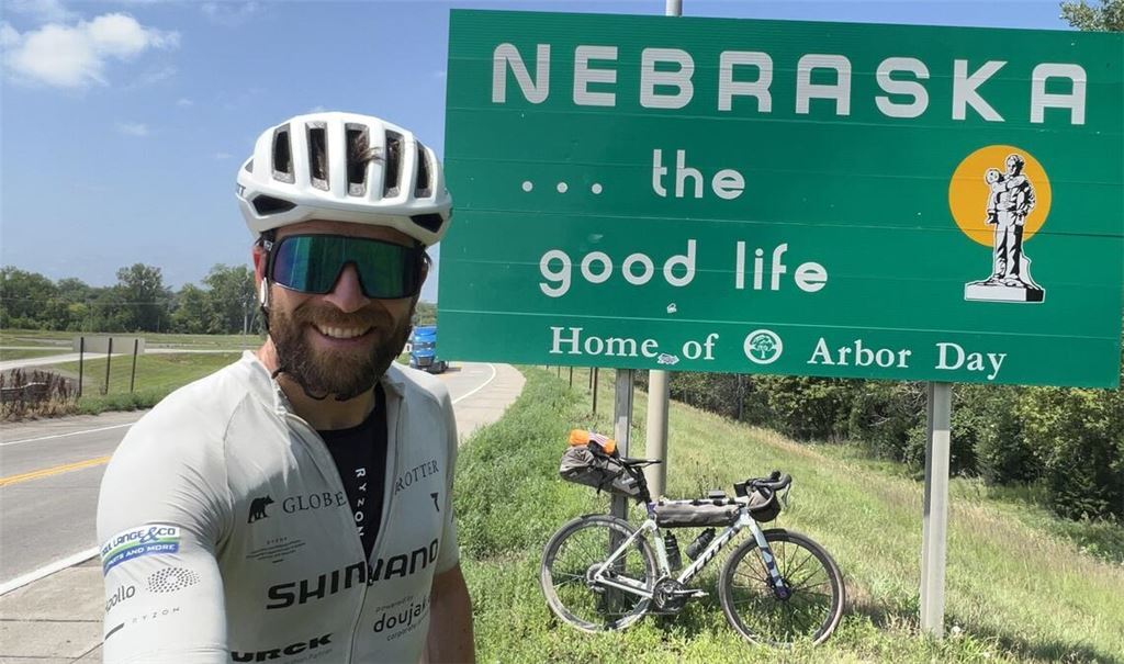 Jonas Deichmann ist auf dem Weg von New York nach Los Angeles. Foto: privat