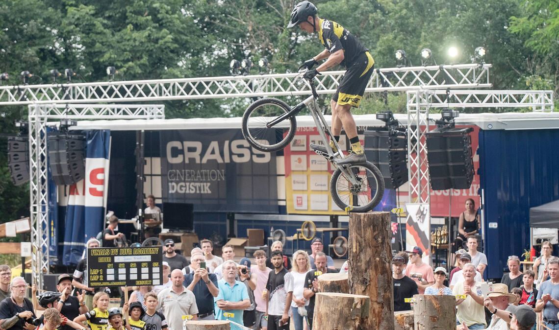 Jonas Friedrich auf dem Weg zum deutschen Meistertitel. Bei der DM in Sternenfels ist er im Jahr 2024 nicht nur Teilnehmer, sondern auch Veranstalter und Trainer. Fotos: Archiv