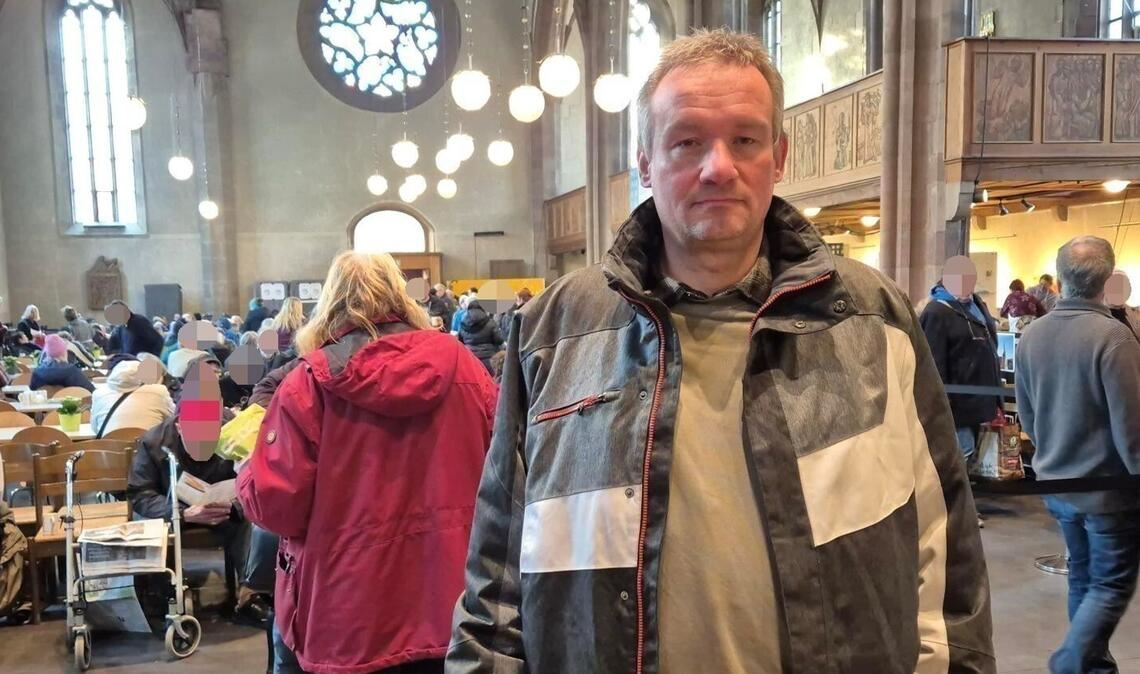 Jonathan Knodel lebt derzeit im Wohnwagen eines früheren Bekannten.