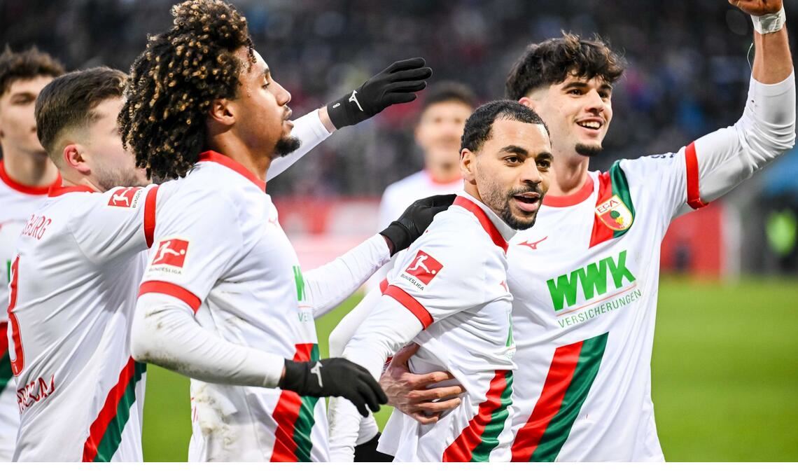 Jubel beim FC Augsburg