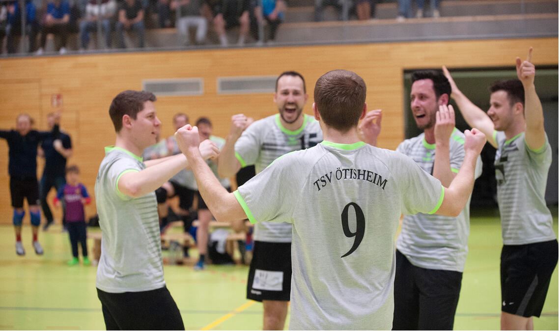 Jubel nach dem letzten Punkt zum Sieg. Foto: Fotomoment