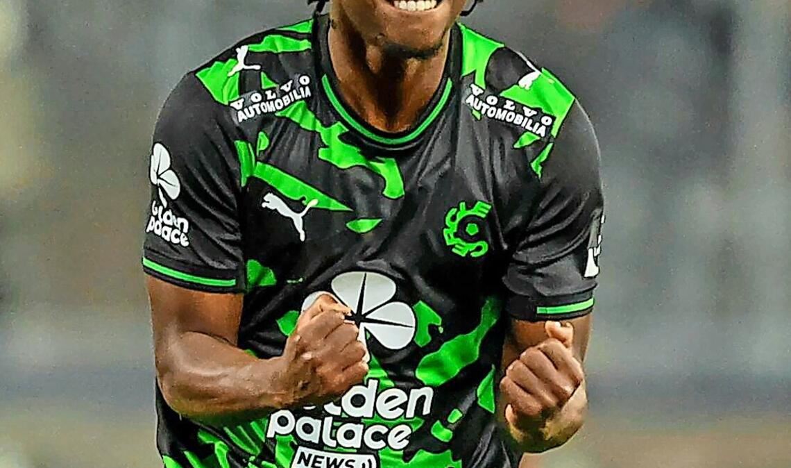 Jubelt er bald für den VfB? Flavio Nazinho von Cercle Brügge