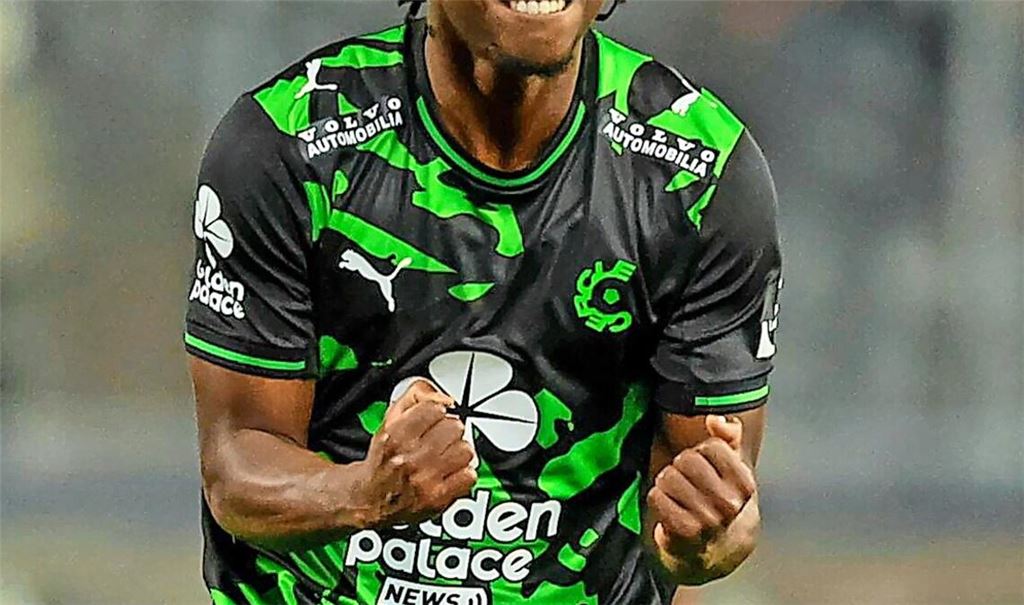 Jubelt er bald für den VfB? Flavio Nazinho von Cercle Brügge