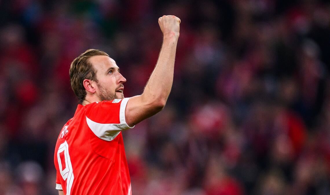 Jubelt über den Halbfinaleinzug des FC Bayern: Harry Kane