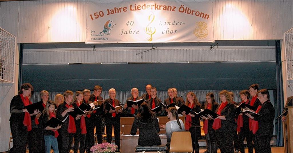 Jubiläumskonzert: Der Liederkranz Ölbronn feiert sein 150-jähriges Bestehen, der Kinderchor wird 40 Jahre alt.Foto: Schott