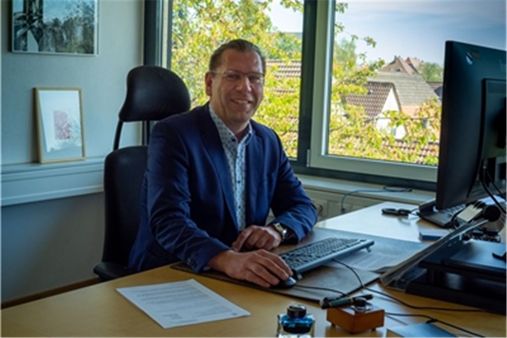 Jubilar Schmidt. Foto: Gemeinde Neulingen