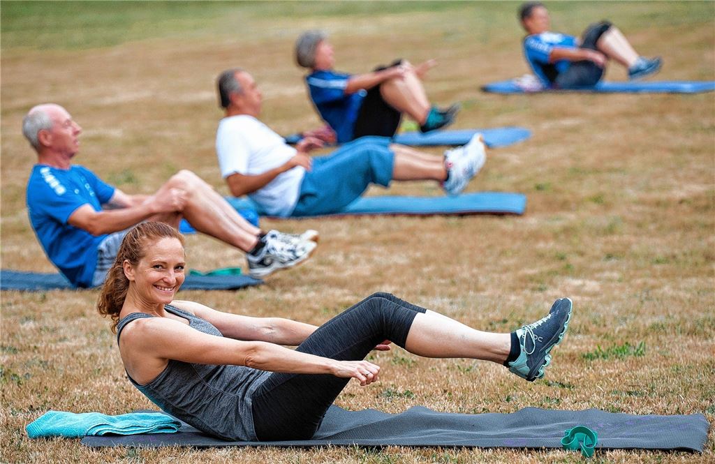 Sicherheits-Training im Grünen