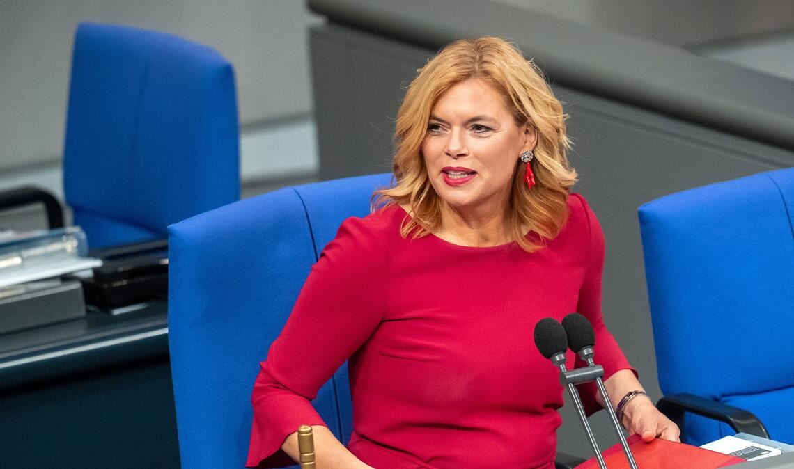 Julia Klöckner (CDU), Bundestagspräsidentin, hat sich erneut dafür ausgesprochen, eine Frau zur Bundespräsidentin zu wählen (Archivfoto).