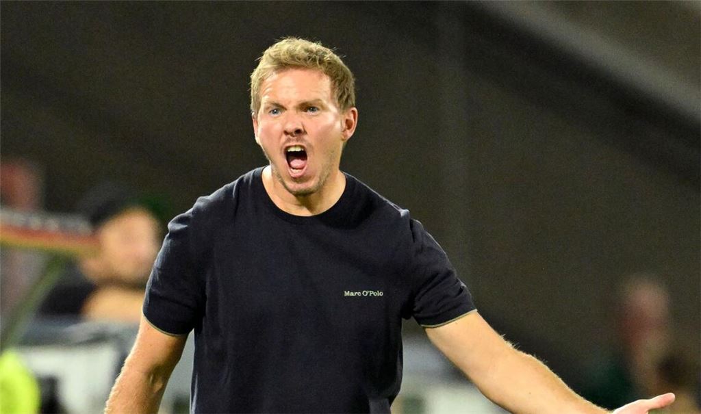 Julian Nagelsmann zwischen Verständnis und Unmut über die Pfiffe der Fans zur Halbzeit.