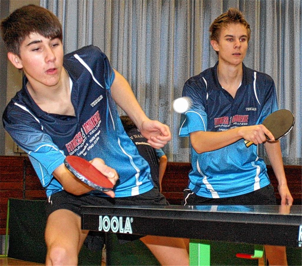 Junge Kräfte für das Team des SV Illingen: Laurin Zemmrich und Robin Pade. Foto: Westermann