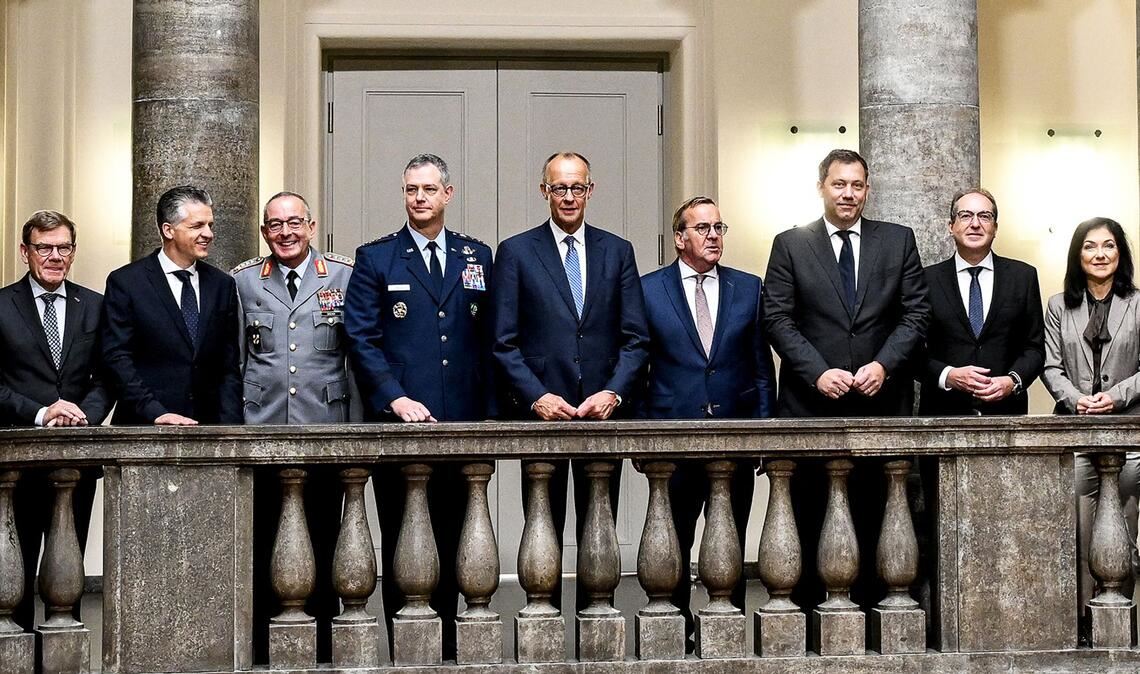 Kabinettssitzung im Bundesverteidigungsministerium